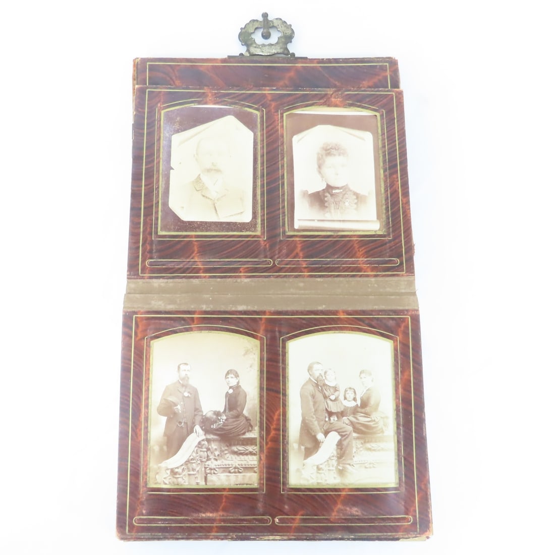 35+ Vintage Cabinet Card Photographs in Album: 35+ Vintage Cabinet Card Photographs in Album - Photos are part of the description. Live Auctioneers only shows 20 photos per lot, Proxibid and Bid.ANewDayAuctions.com show all if there are more than 