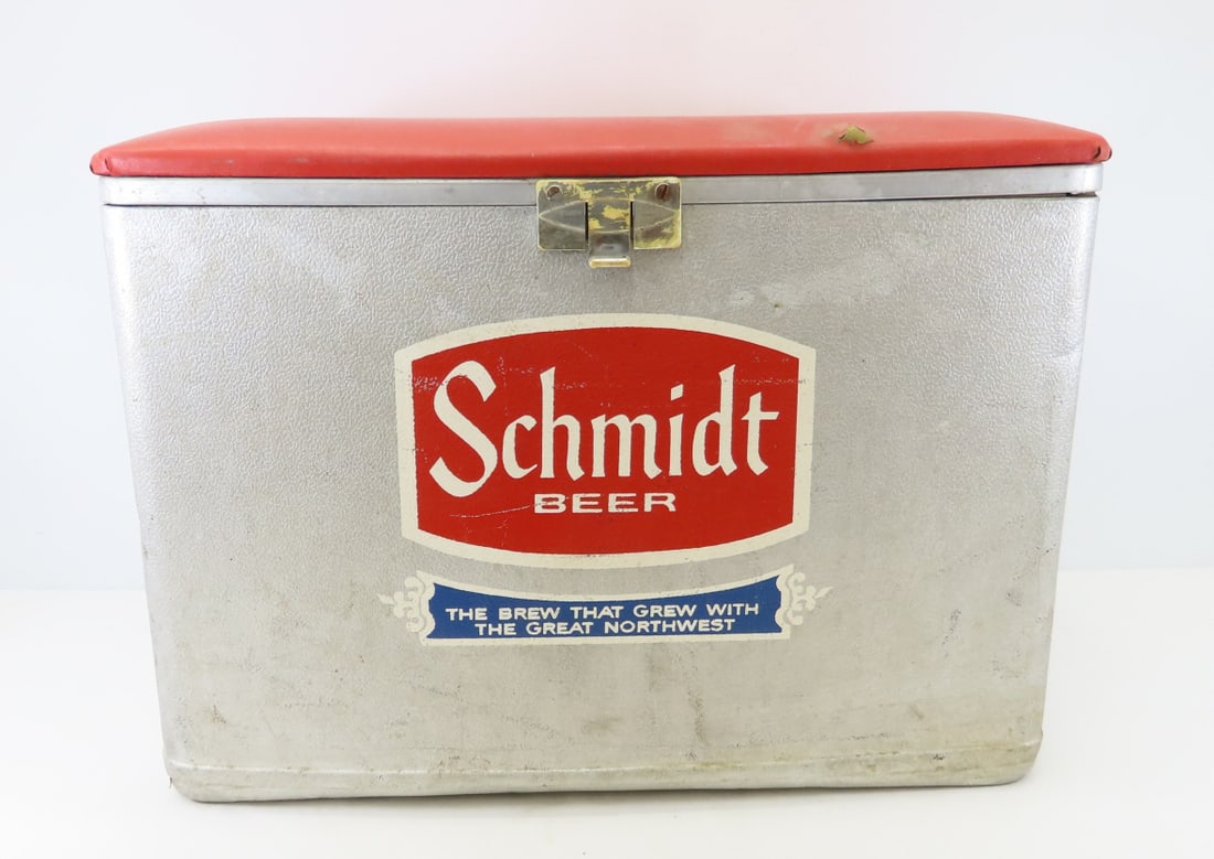 Vintage Aluminum Schmidt Beer Cooler (1 of 15)