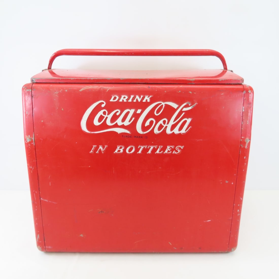 Vintage 1950s Coca Cola Ice Chest Cooler w/Tray (1 of 17)