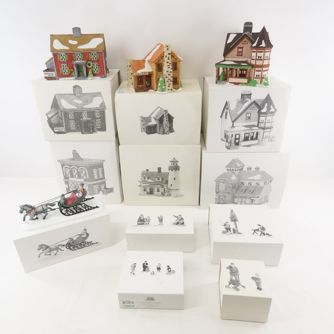 6 Dept 56 New England Village Buildings & 5 Access (1 of 20)