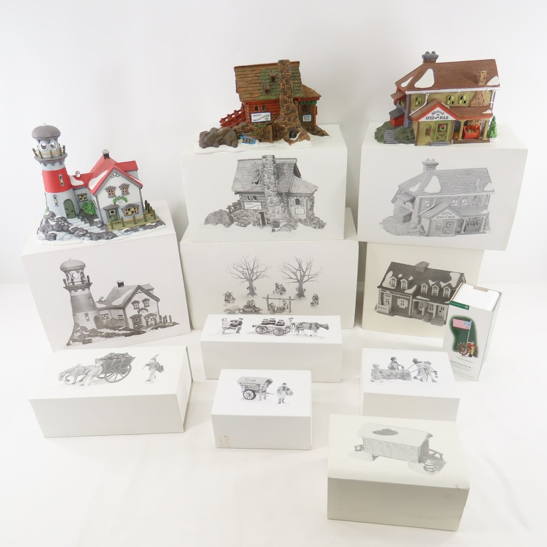 4 Dept 56 New England Village Buildings & 6 Access (1 of 20)