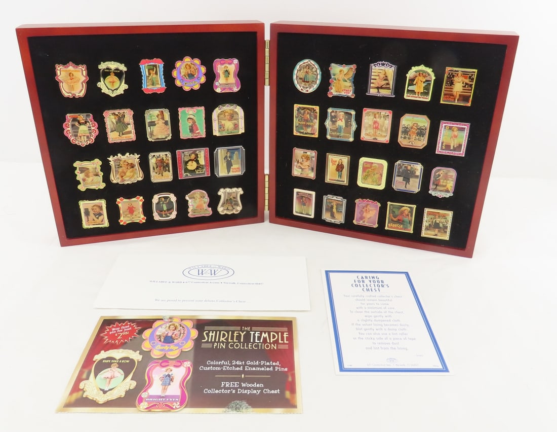 Complete Willabee & Ward Shirley Temple Pin Set (1 of 13)