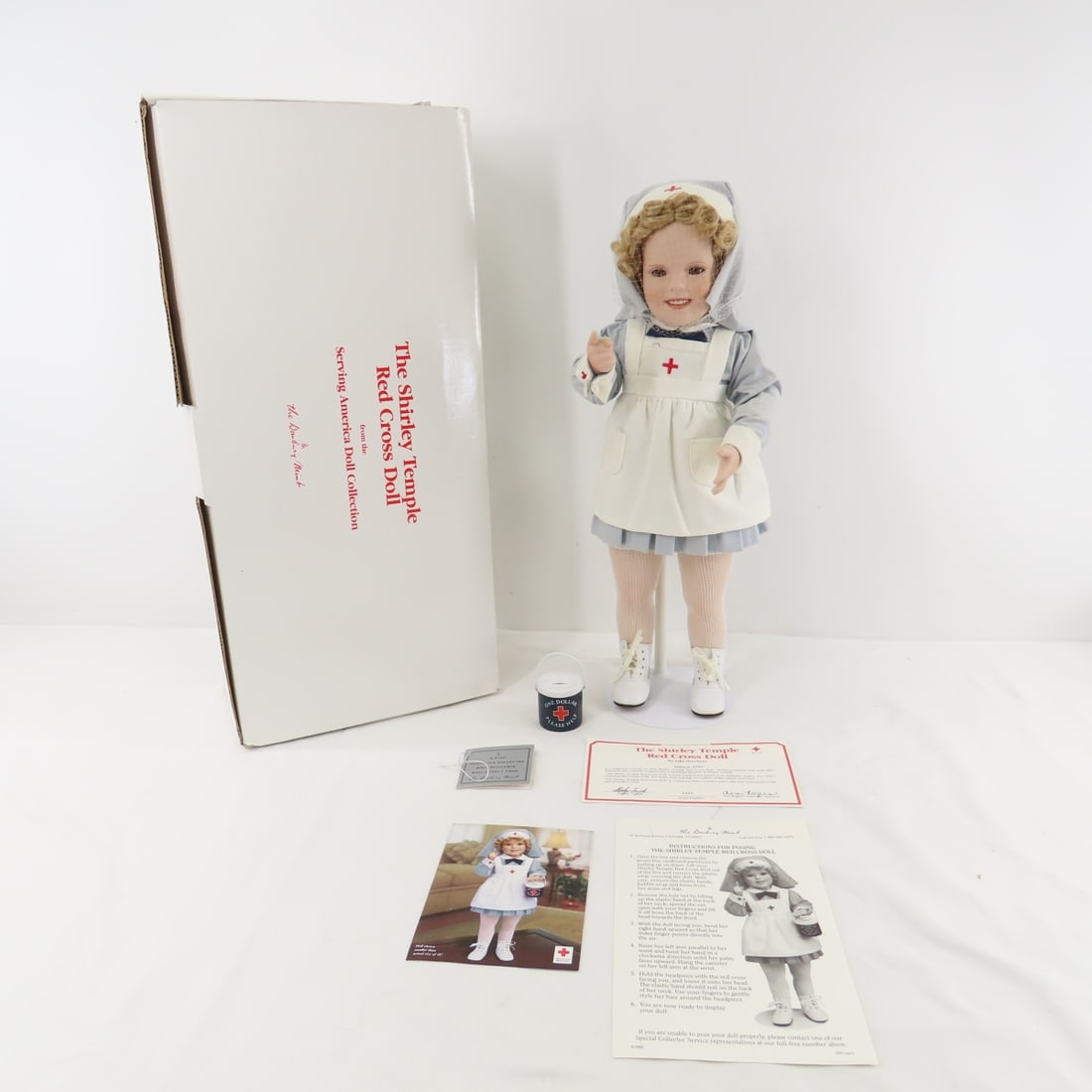 1998 Shirley Temple Red Cross Danbury Mint Doll (1 of 14)