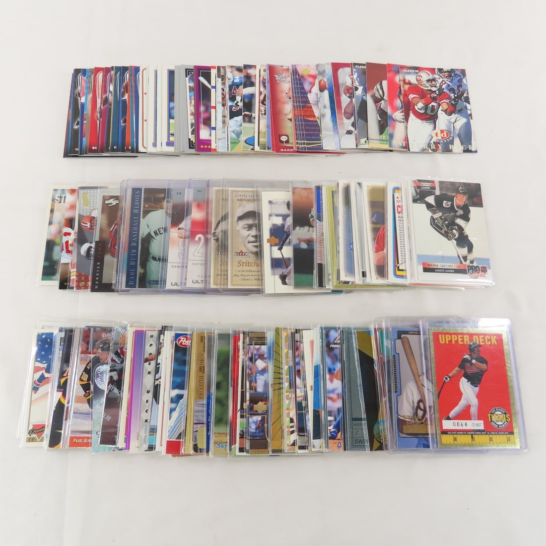 160 Plus Sports Cards. All Sports With Stars: 160 Plus Sports Cards. All Sports With Stars - Photos are part of the description. Live Auctioneers only shows 20 photos per lot, Proxibid and Bid.ANewDayAuctions.com show all if there are more than 2