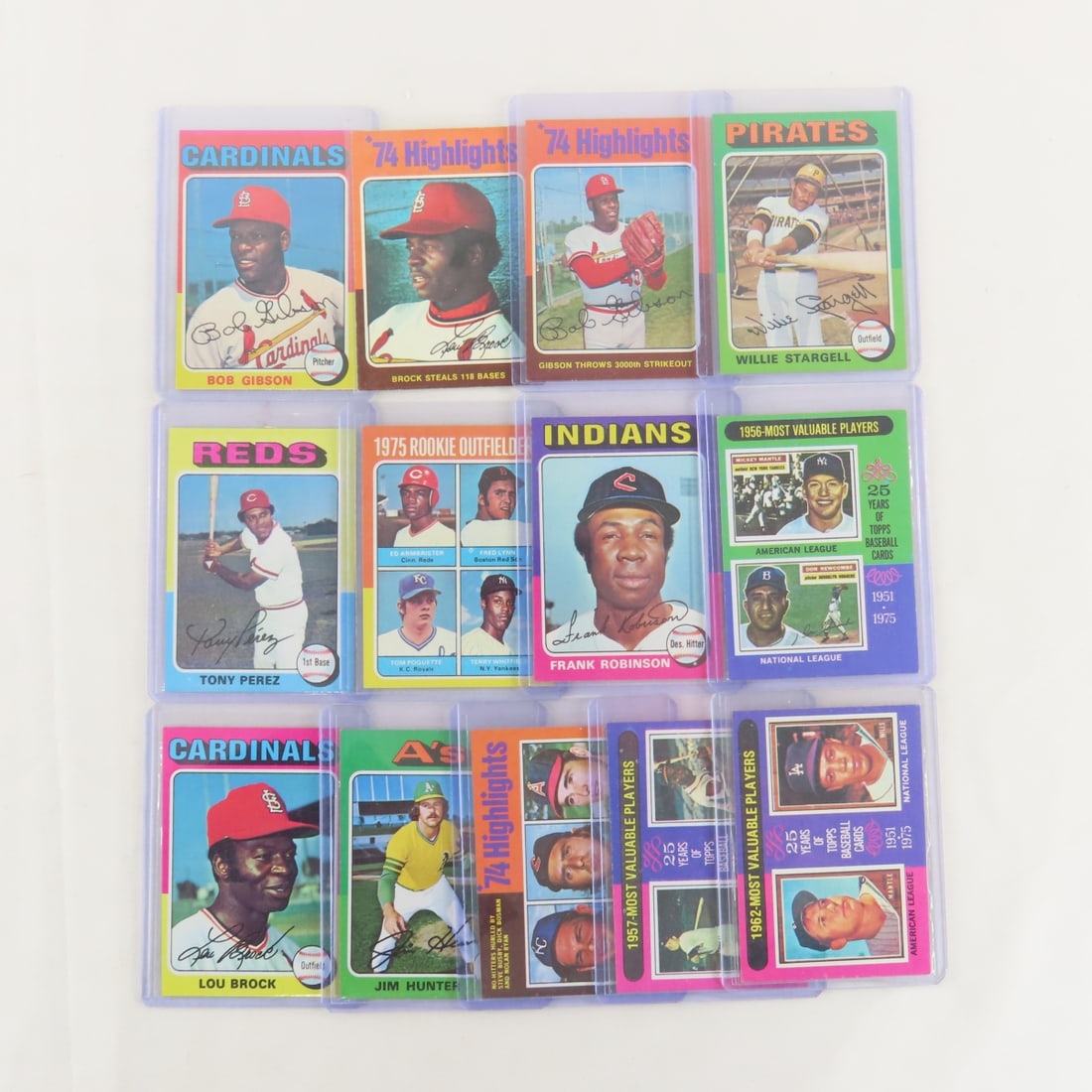 13 Sharp 1975 Topps Baseball Cards With Stars (1 of 13)