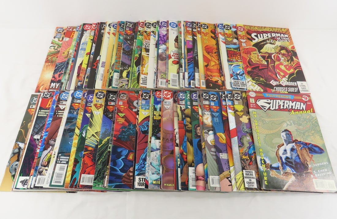81 DC Superman super hero comics from 1993-2004 (1 of 15)