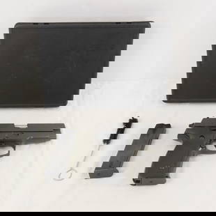 Tressitu RSA TZ99 Police 9mm Para Pistol: Tressitu RSA TZ99 Police 9mm Para Pistol - SN# T001782, made in South Africa, imported by SAC Lorus SC. 4" barrel, iron 3 dot sights, synthetic grips, ambidextrous de-cocker, with 2 15 round