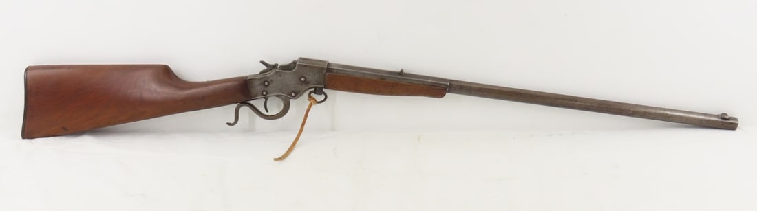 J Stevens 25 Favorite Falling Block Takedown Rifle: J Stevens 25 Favorite Falling Block Takedown Rifle - SN# G 629, single shot, lever, 21" octagon to straight barrel, with extractor, "J Stevens A & T Co" and "Chicopee Falls USA Pat Apr 17.94" front bl