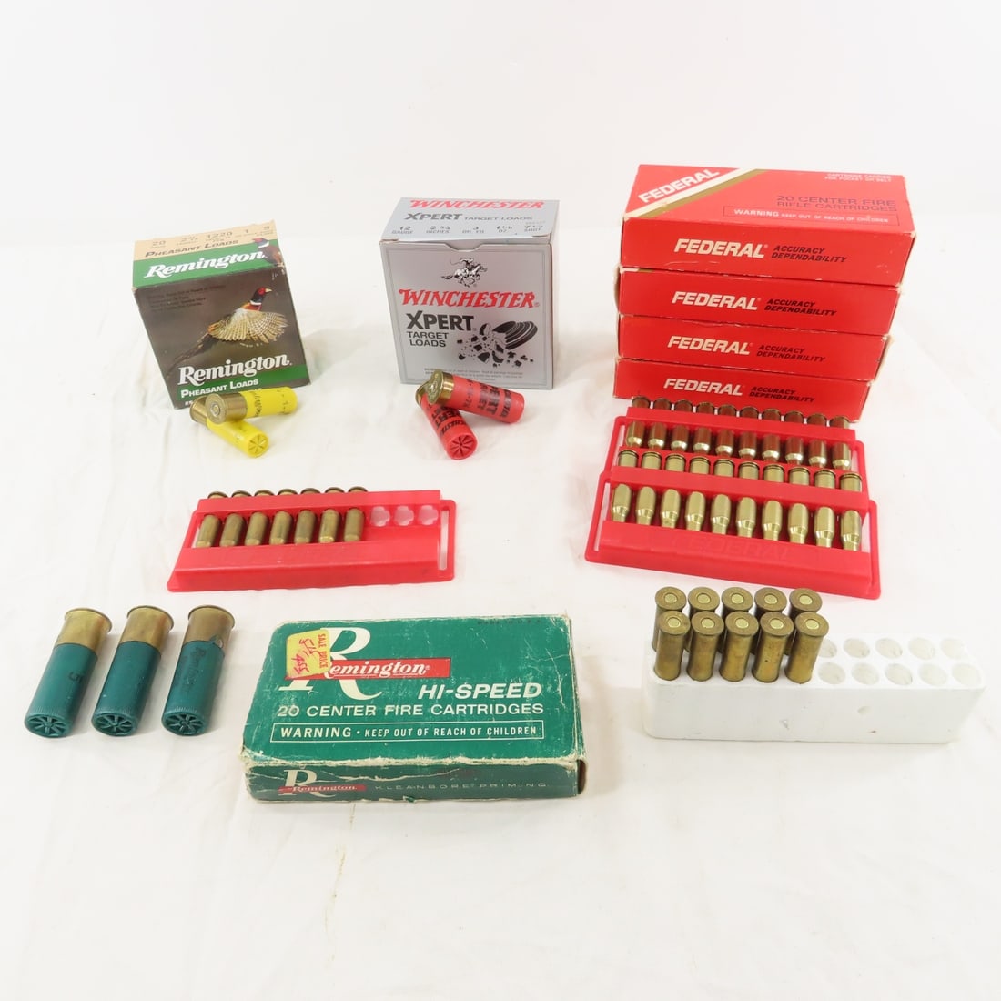 124 Assorted, 12GA, 20GA, 30-30, 35Rem & 308 Ammo (1 of 20)