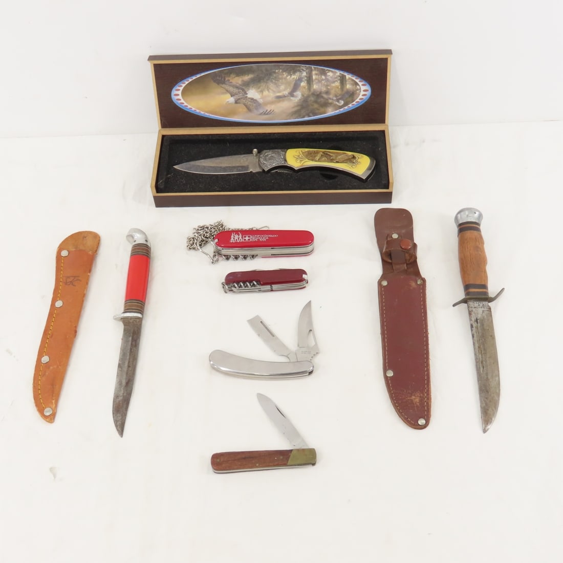 7 Vintage Pocket & Hunting Knives, Western & more (1 of 18)