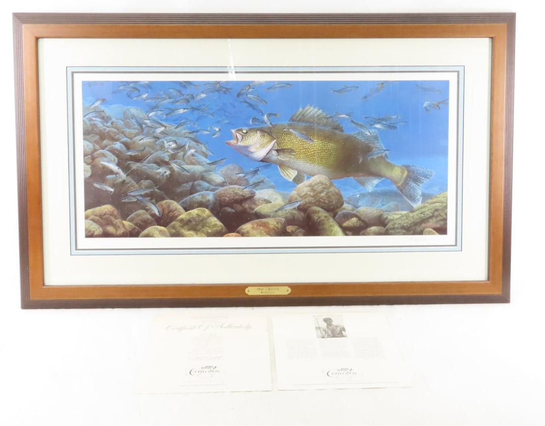 "Panic-Walleye" by Mark Sussino 1990 Print Framed (1 of 8)