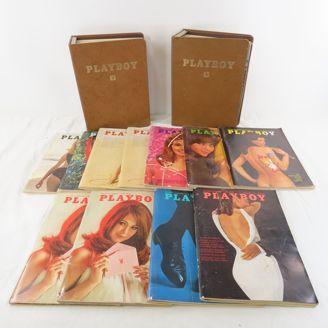 20+ Playboy Magazines, 1968 In Hardcover Binders (1 of 18)