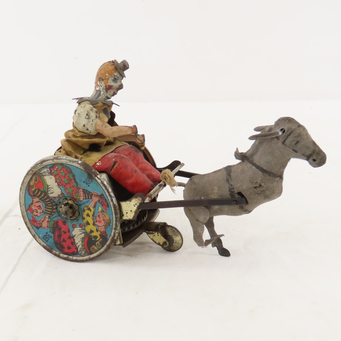 Lehmann Balky Wind-Up Clown Cart & Mule (1 of 12)