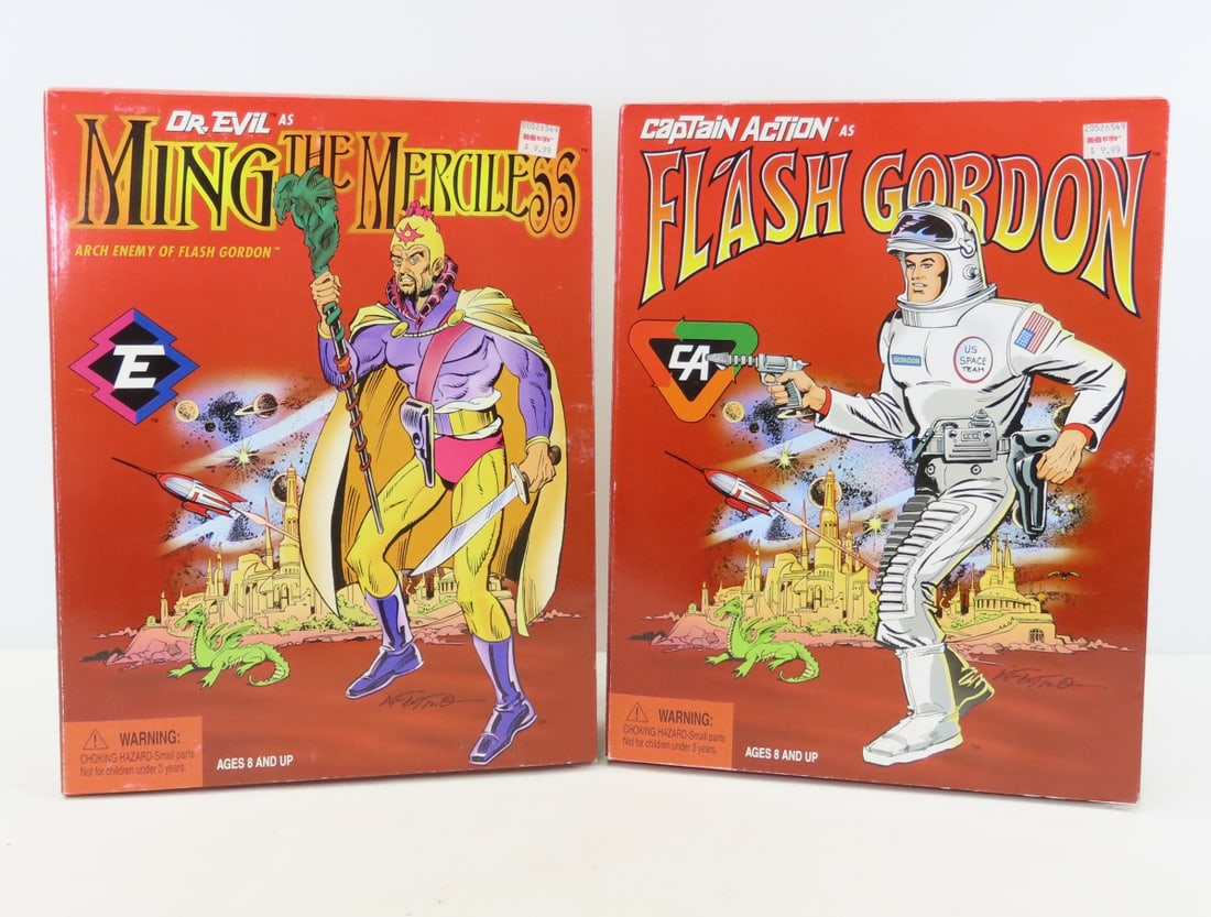 2 Captain Action Flash Gordon Figures New in Box (1 of 9)