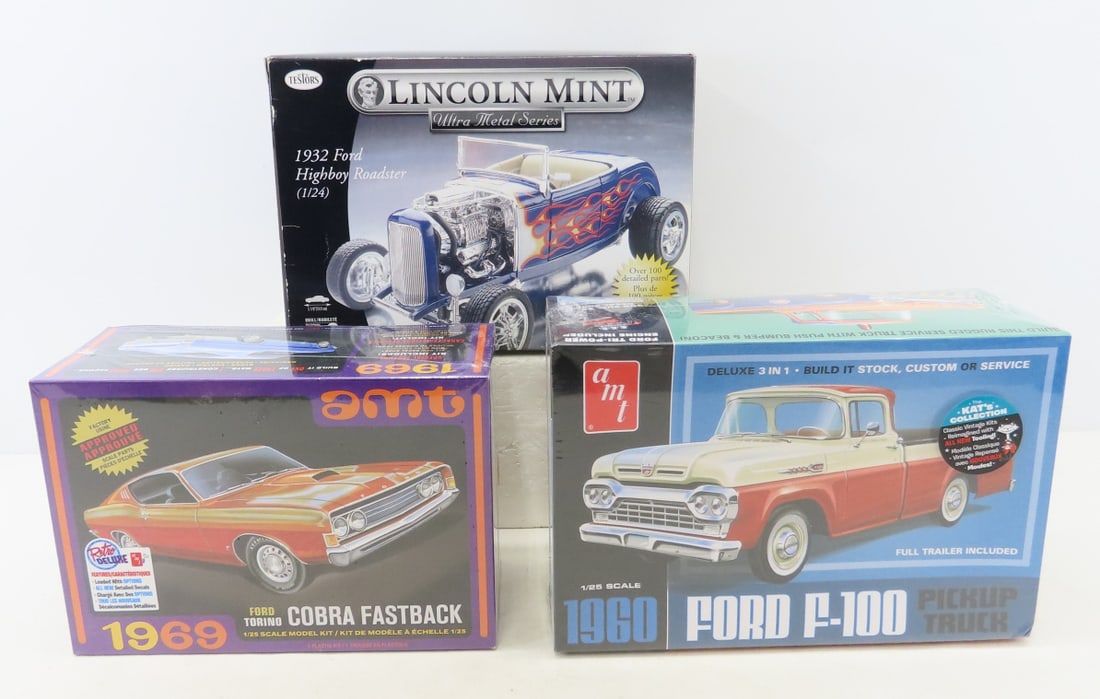 3 Car Model Kits (1 of 17)