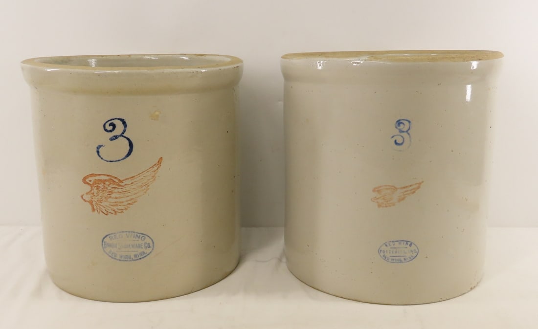 2 3 Gallon Red Wing Stoneware Crocks (1 of 14)