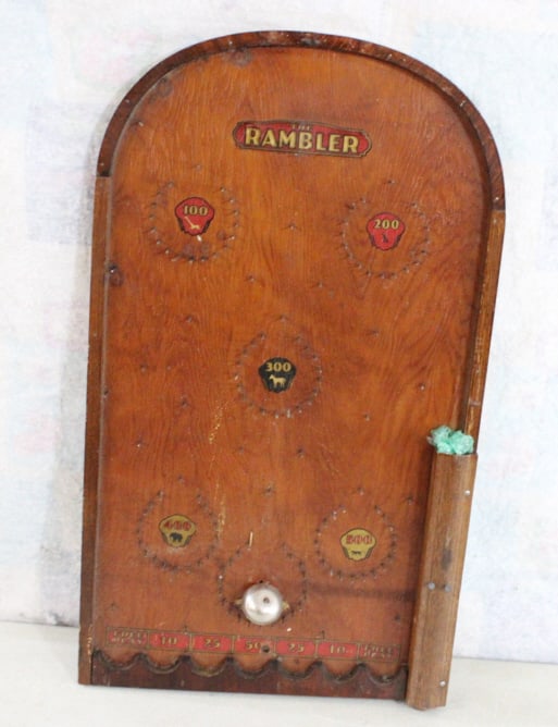 Vintage The Rambler Wooden Marbles Pinball Game (1 of 9)