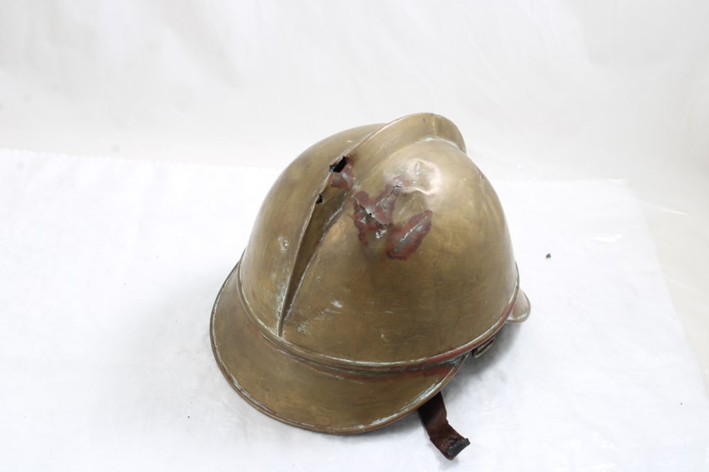Antique German Fireman's Brass Helmet (1 of 7)