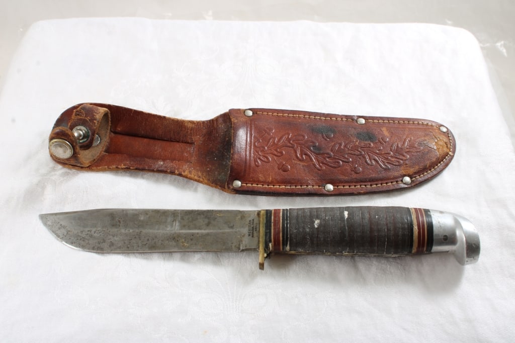 Western Fixed Blade Knife 246-5 w/Sheath (1 of 9)