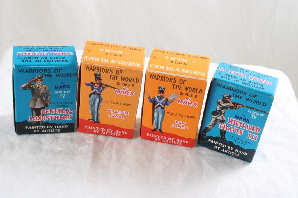 4 Marx Warriors of the World In Original Boxes (1 of 10)