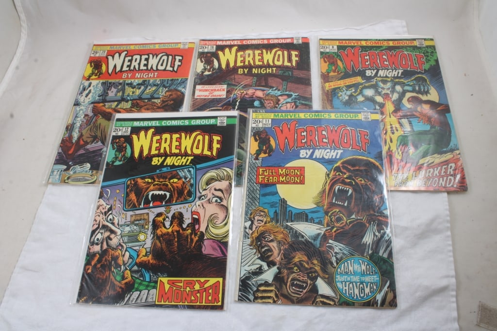 Marvel Comic Books Werewolf by Night (1 of 6)