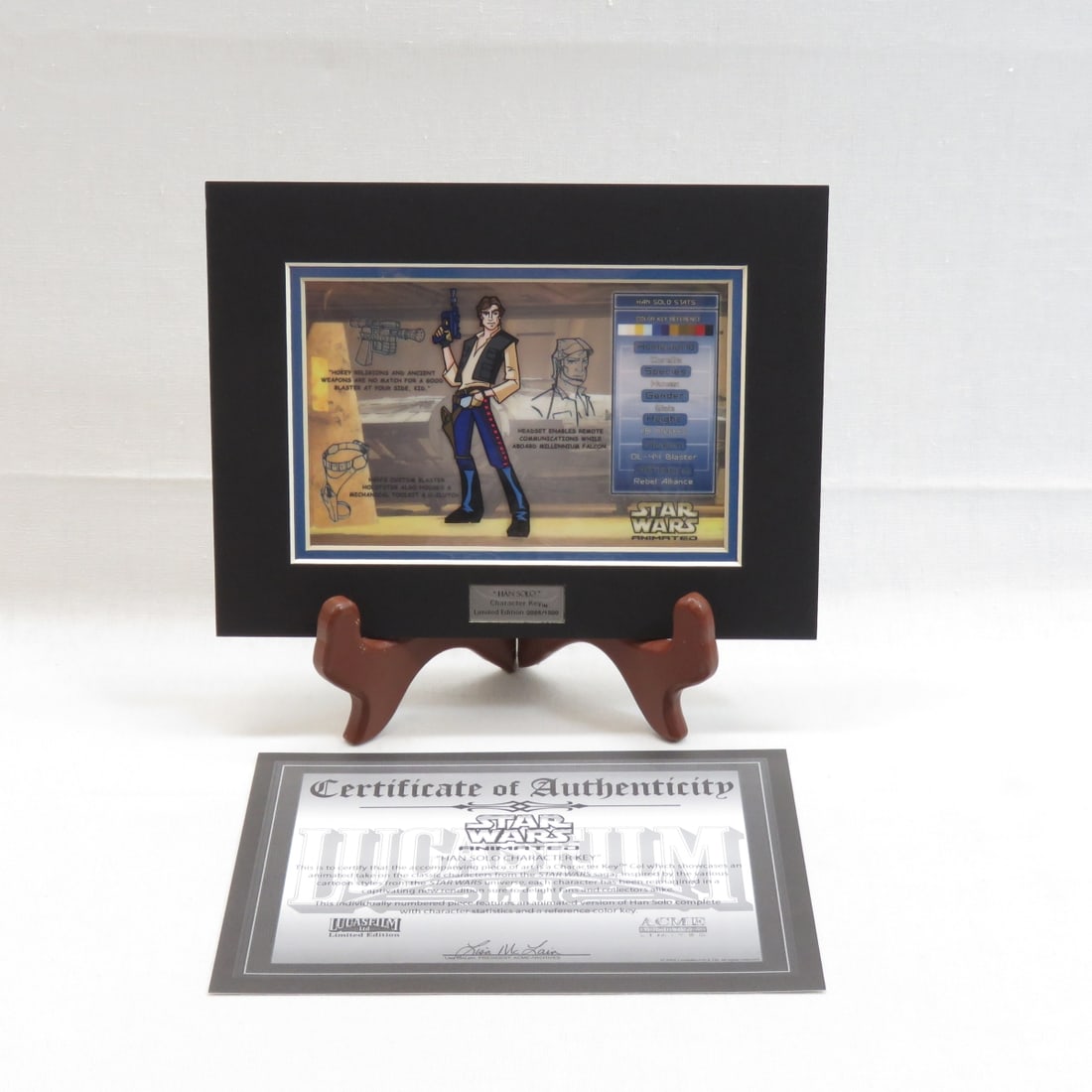 ACME Star Wars Han Solo Character Key Cel Art (1 of 6)