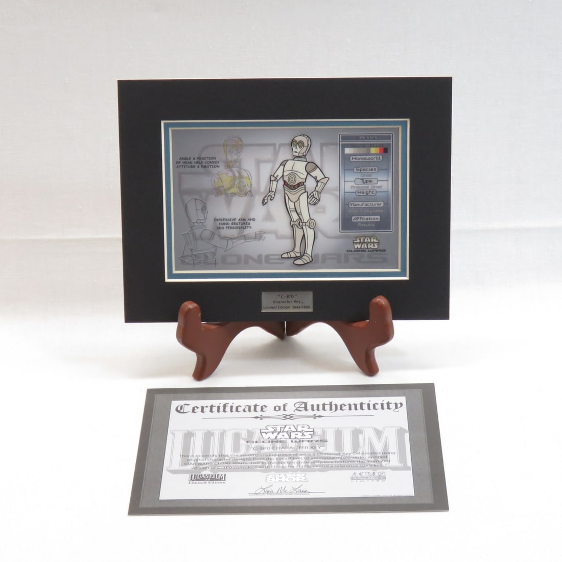 ACME Star Wars C-3PO Character Key Cel Art (1 of 6)