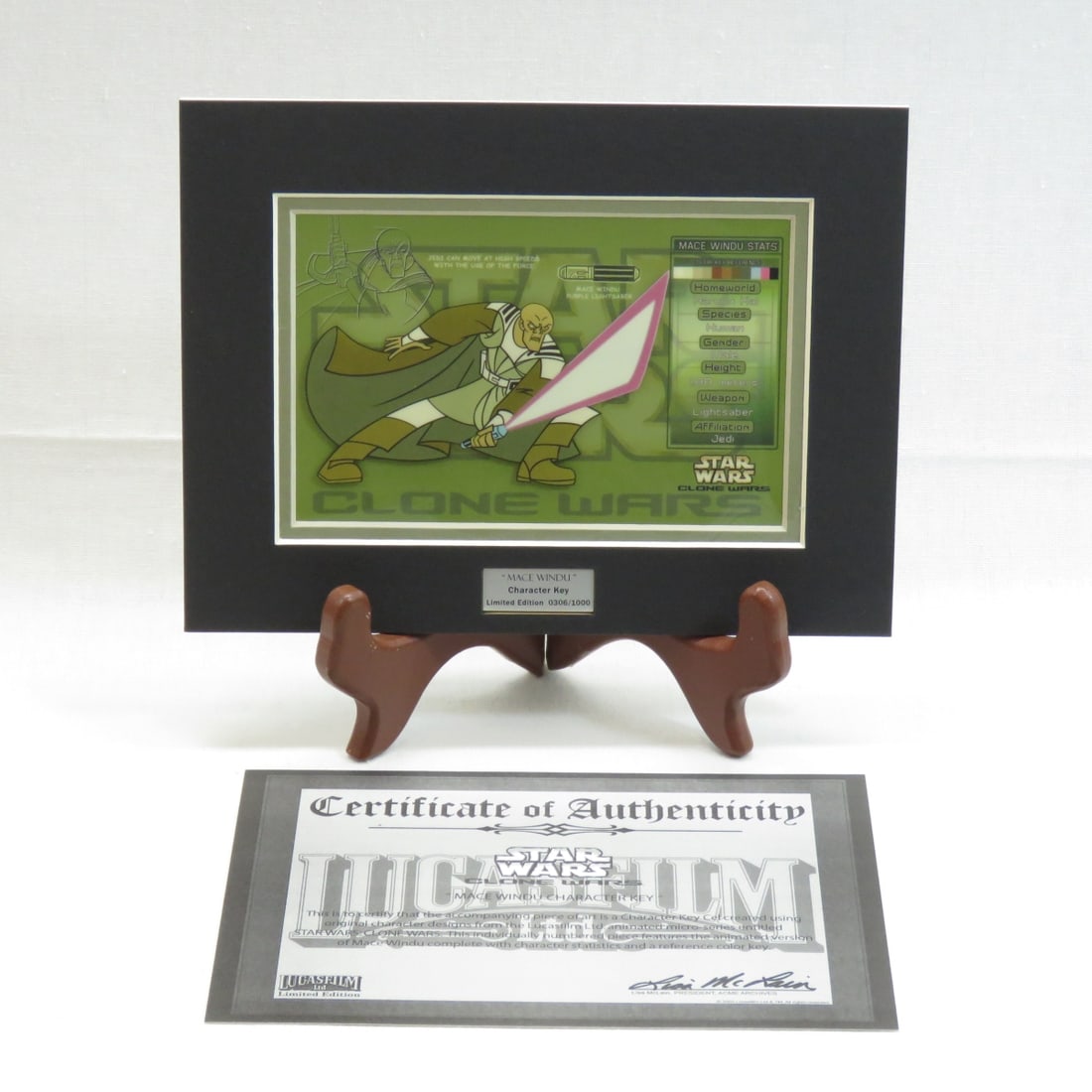 Star Wars Clone Wars Mace Windu Key Cel Art (1 of 7)