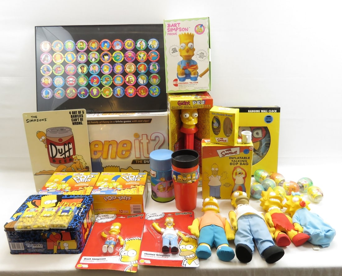 Simpsons Game, Pogs, Figures, Sign, Phone & More (1 of 20)