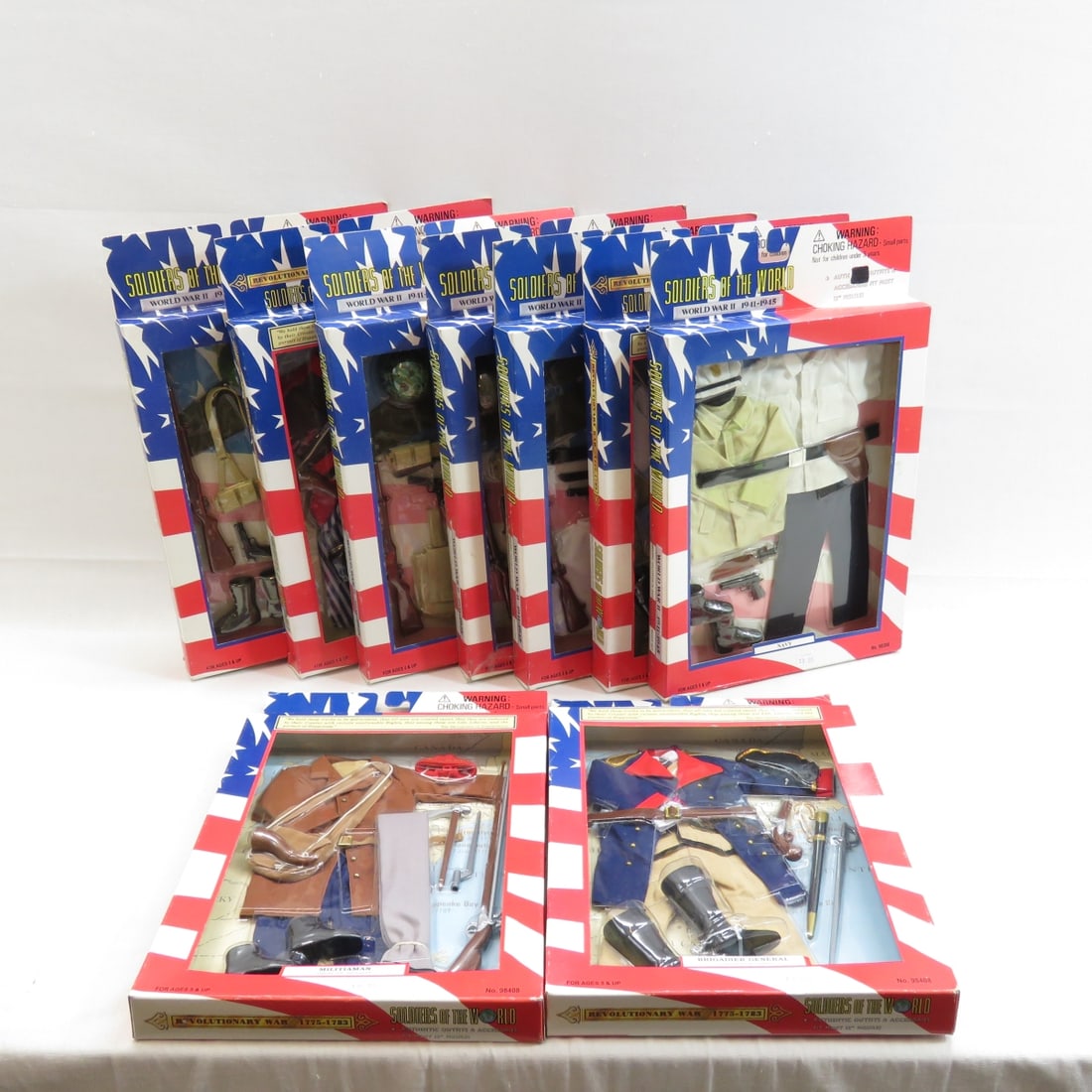 Soldiers of the World Figure Accessory Packs: Soldiers of the World Figure Accessory Packs - New in boxes. Boxes will show wear. Please ask questions and read terms & conditions before bidding. Photos are part of description- Live Auctioneers onl