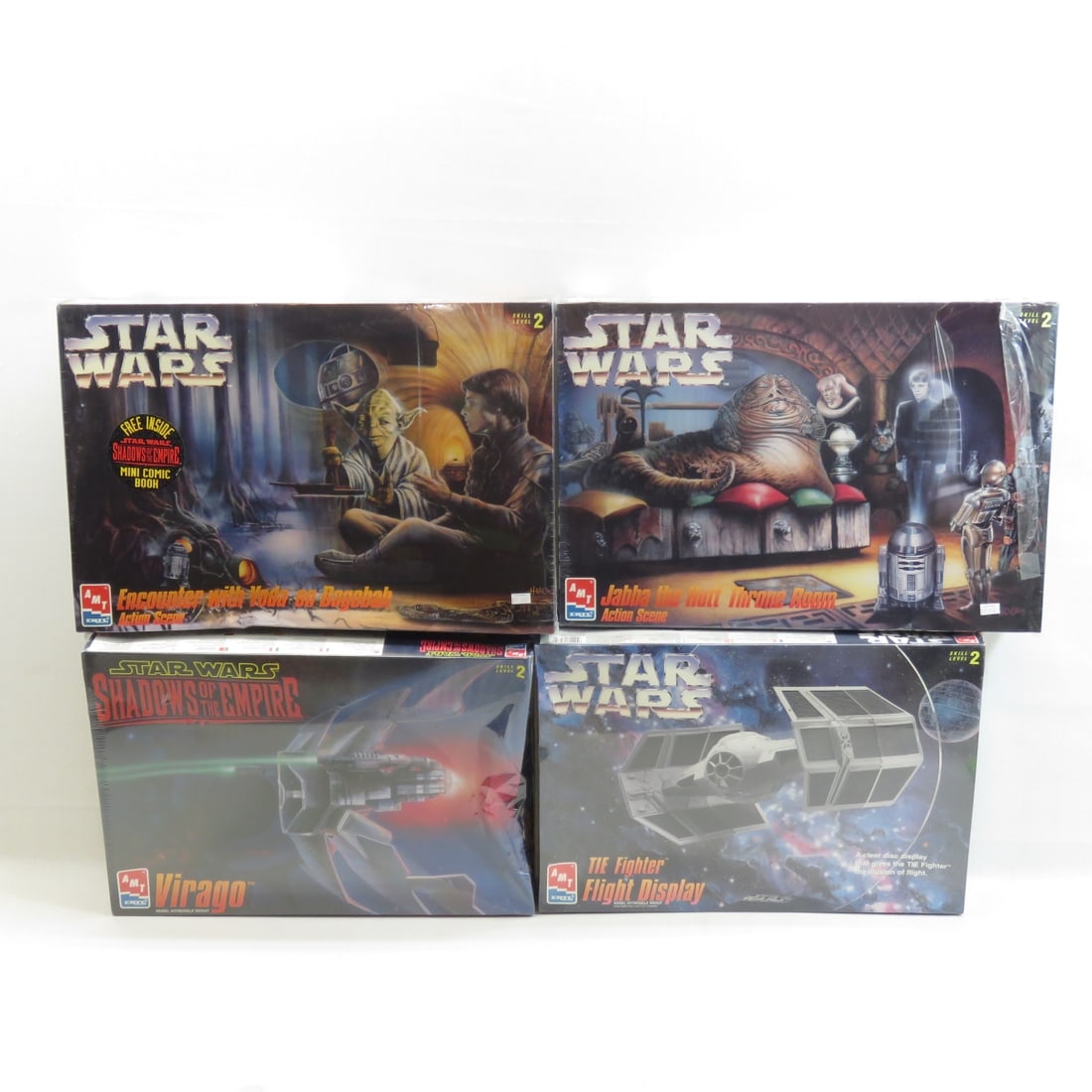 4 ERTL AMT Star Wars Plastic Model Kits (1 of 15)