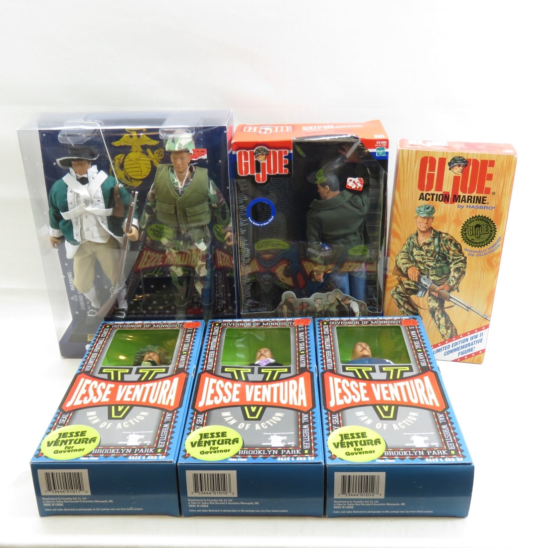G.I. Joe, Soldiers of the World, Jesse V. Figures: G.I. Joe, Soldiers of the World, Jesse V. Figures - New in boxes. Boxes will show light wear. Please ask questions and read terms & conditions before bidding. Photos are part of description- Live Auct