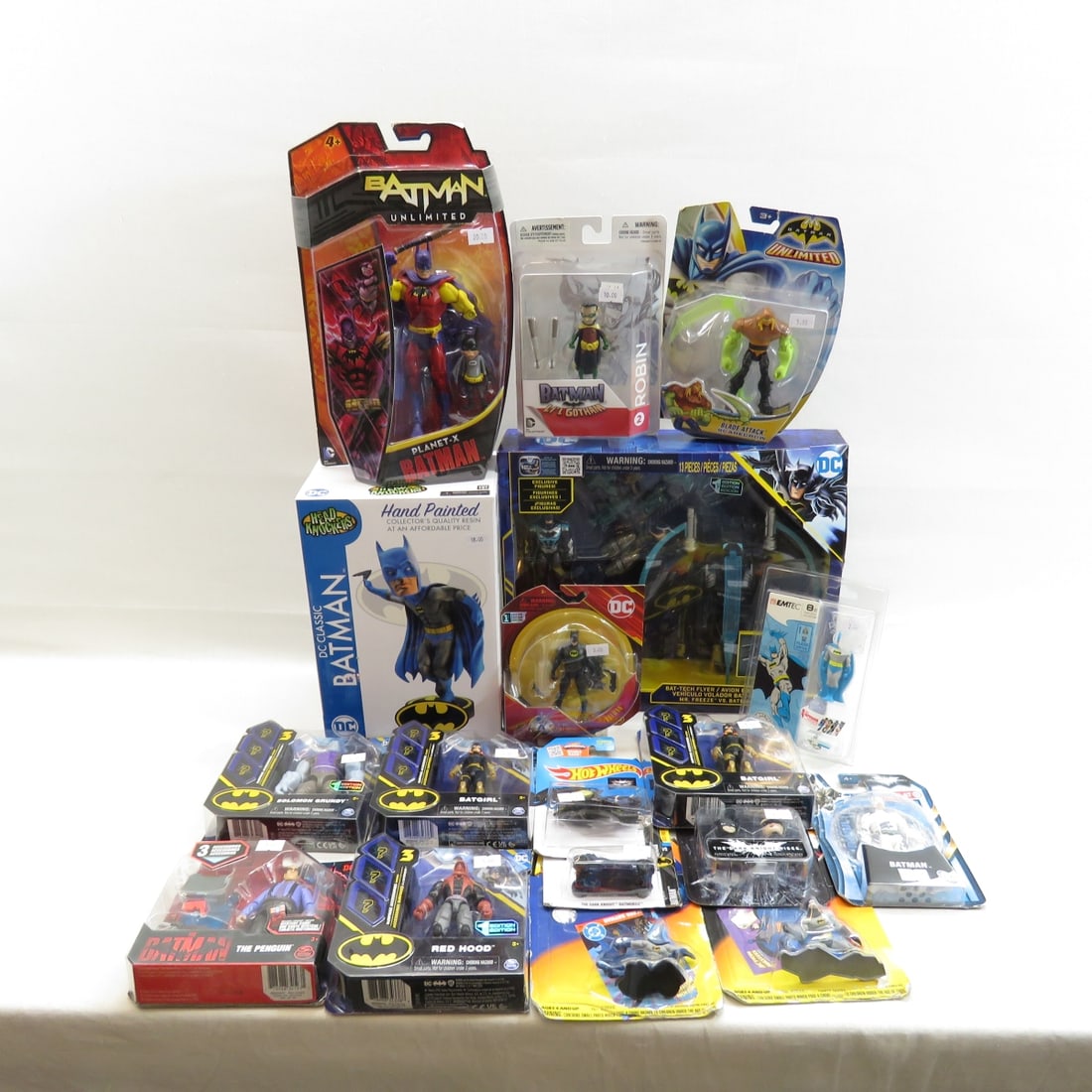 DC Batman and Other Character Action Figures: DC Batman and Other Character Action Figures - New in packaging. Packaging will show storage and handling wear. Please ask questions and read terms & conditions before bidding. Photos are part of desc