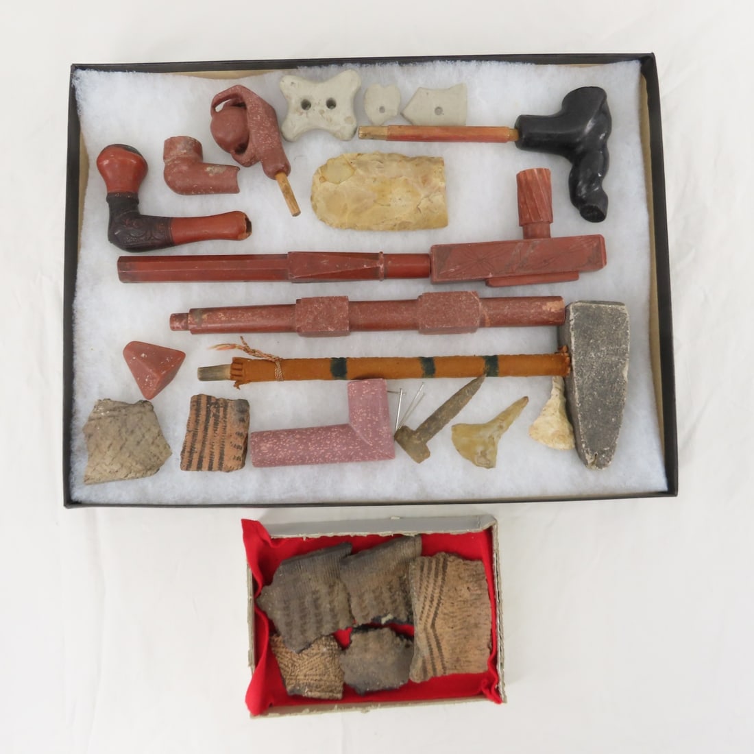 Native American Indian Catlinite Pipes, Tools (1 of 18)