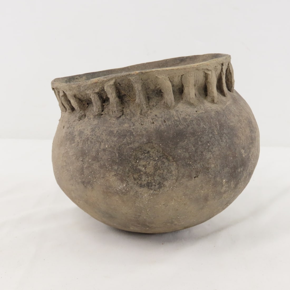 Antique Handmade African Clay Bowl (1 of 9)