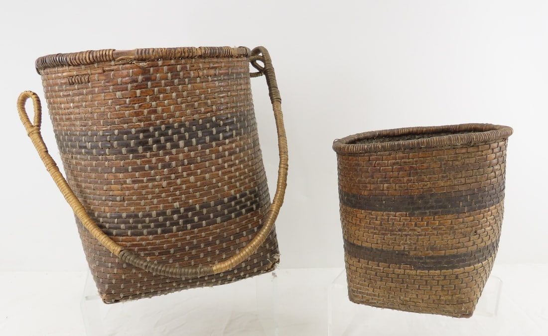 2 Indonesian Hand Woven General Purpose Baskets (1 of 18)