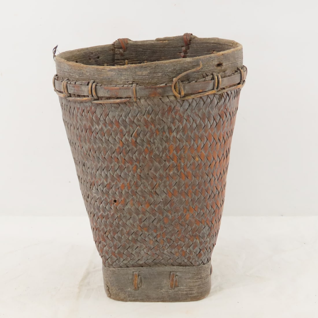 Southeast Asian Hand Woven Wicker Basket (1 of 9)