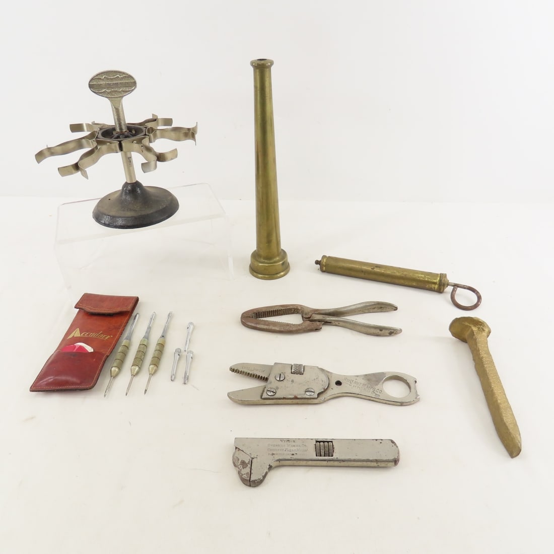 Antique Tools, Brass Hose Nozzle & More (1 of 14)