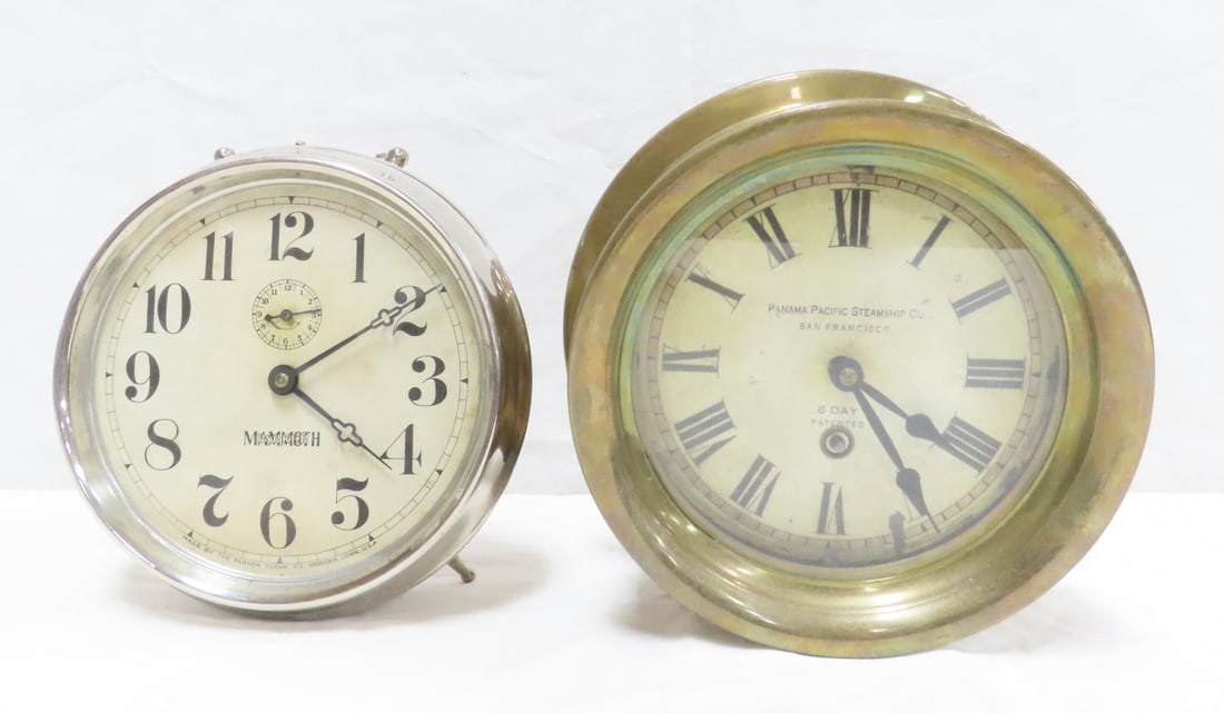 2 Vintage Clocks Parker, Mammoth & Panama Pacific (1 of 11)