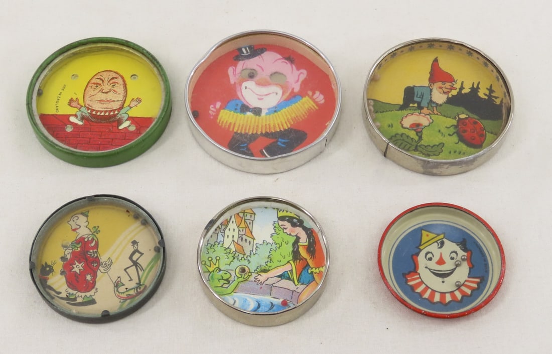 6 Vintage 1 3/4-2 1/4" Dexterity Puzzles (1 of 13)