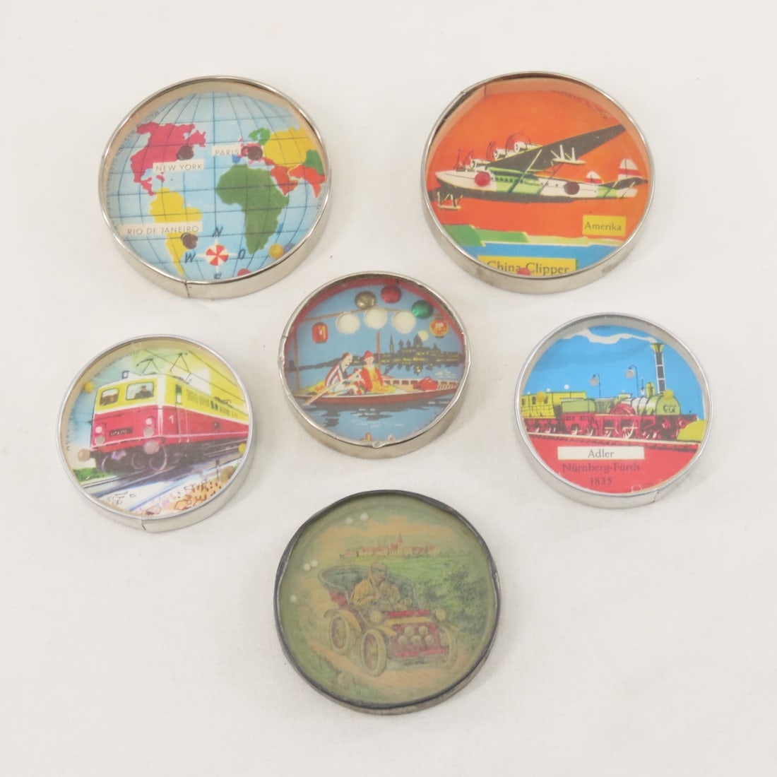 6 Dexterity Puzzles Plains, Trains & Automobiles (1 of 13)