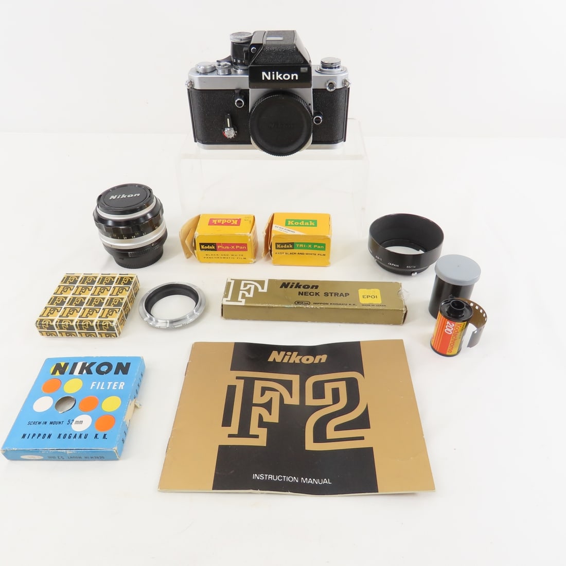 Nikon F2 35mm Film Camera with 50mm f/1.4 Lens (1 of 16)