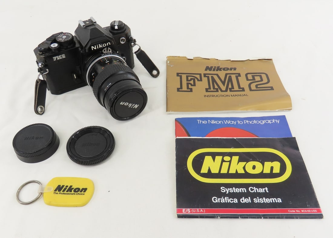 Nikon FM2N in Black with 55mm f/2.8 Macro Lens (1 of 14)