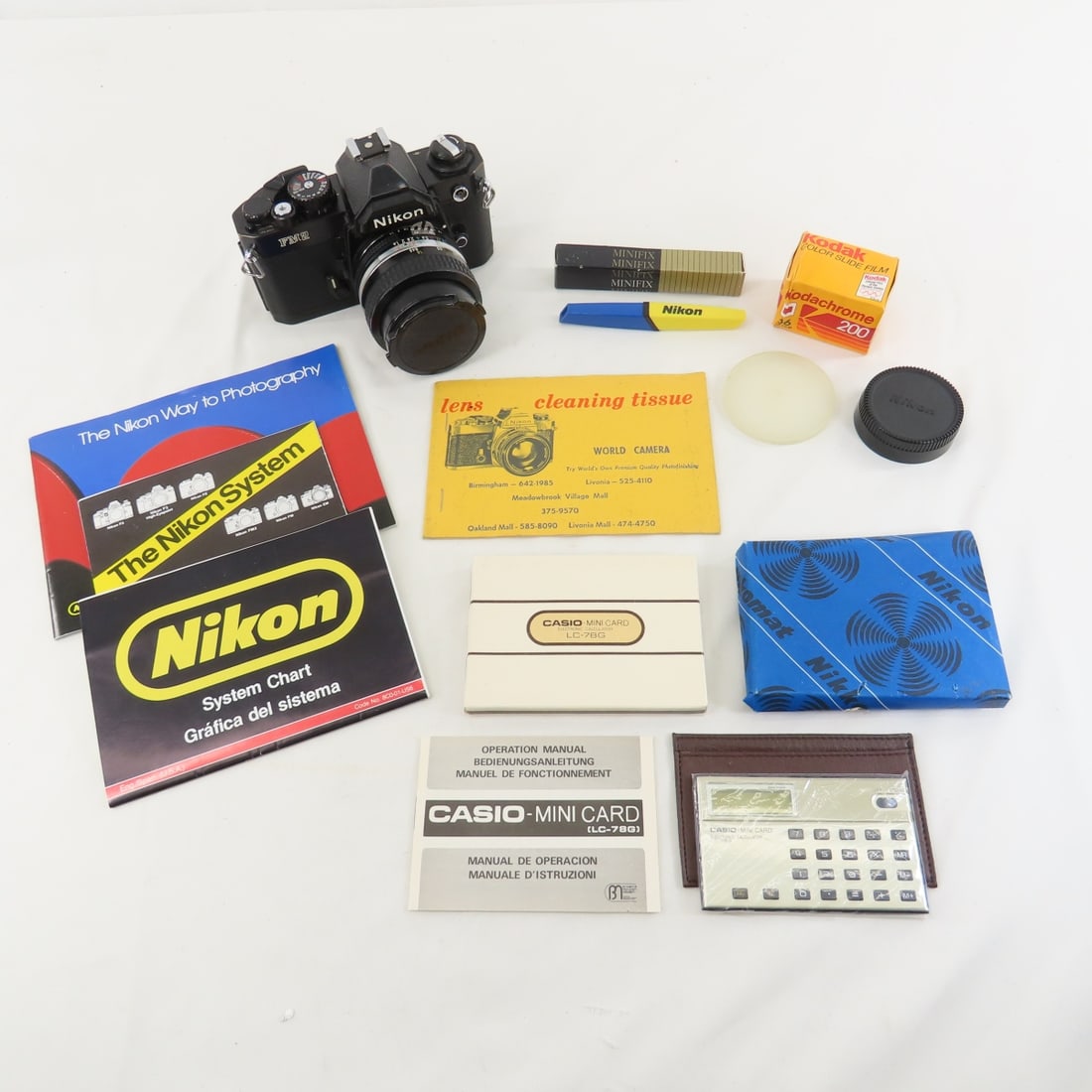 Nikon FM2 in Black with 50mm f/1.4 Lens (1 of 14)