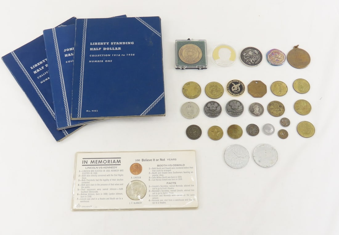 Coins, Tokens & Empty Coin Books (1 of 17)