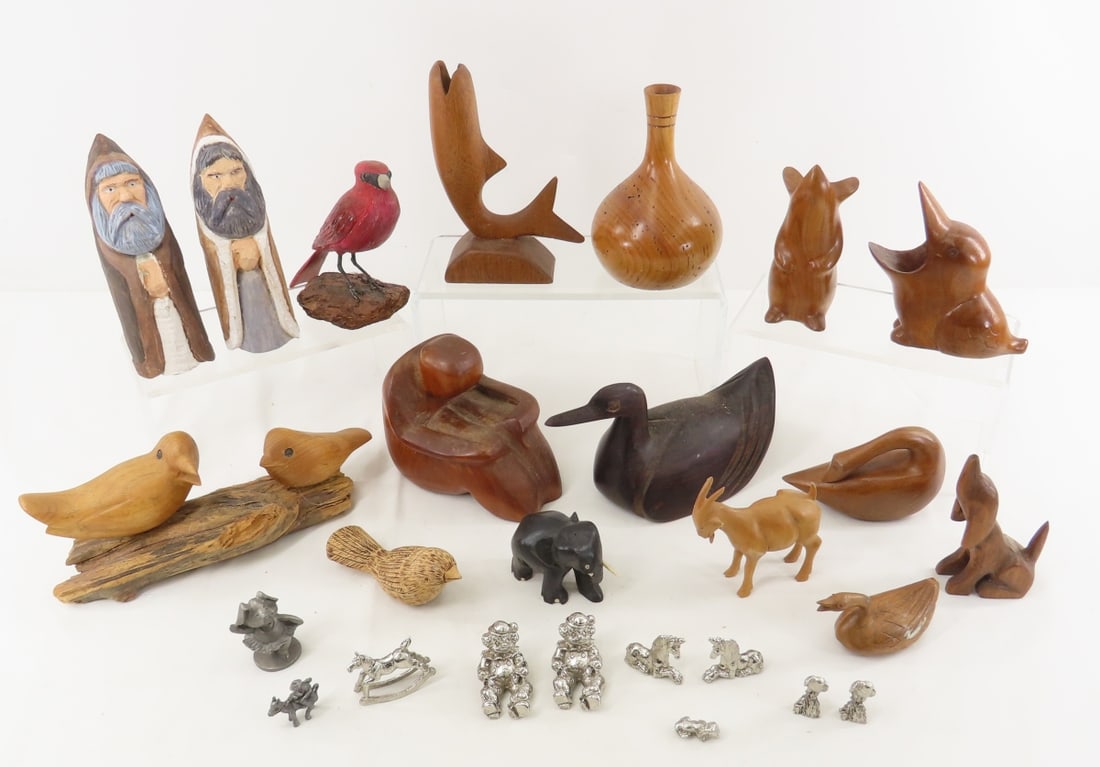 Wooden Birds & Other Animals and Figures (1 of 17)