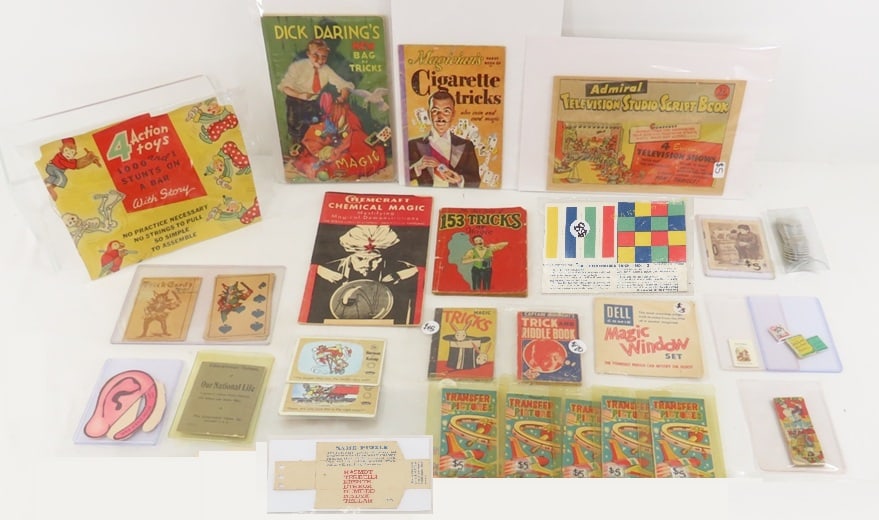 Magic Trick Books, Transfers, Toys & Ephemera (1 of 18)