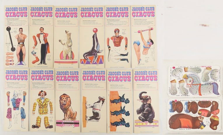 Jacob's Club Circus set of 16 & 2 Barnum & Bailey (1 of 4)