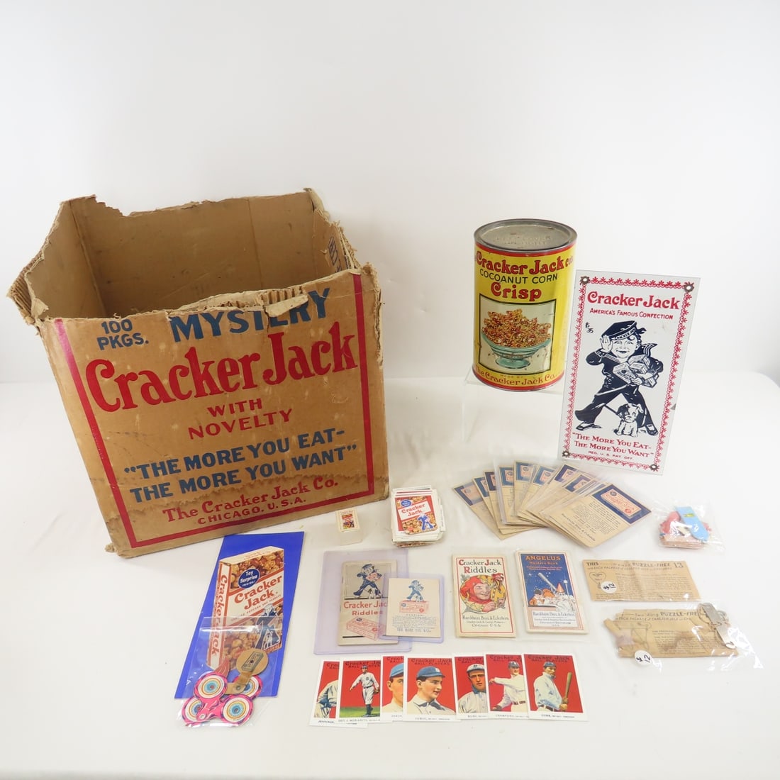 Cracker Jack Premiums, Riddle Books, Tin & More (1 of 20)