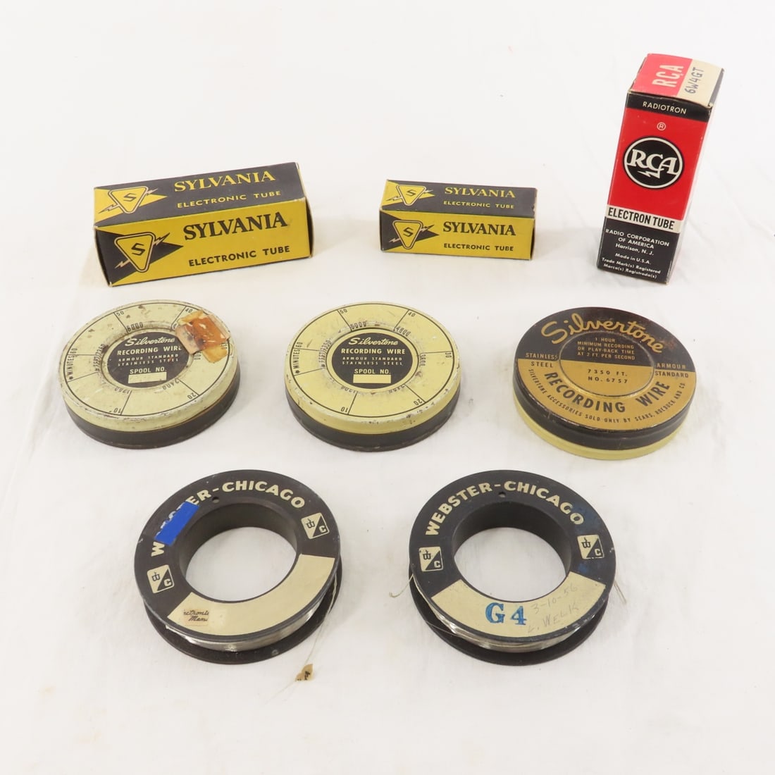 Silvertone Recording Wire & Radio Tubes (1 of 13)